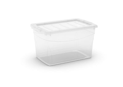 Contenitore con coperchio Omni Box M 30 L trasparente 47x30x27,5 cm Keter