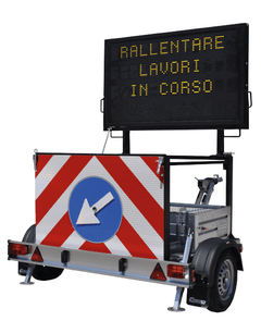 Rimorchio con Pannello a Messaggio Variabile Sisas
