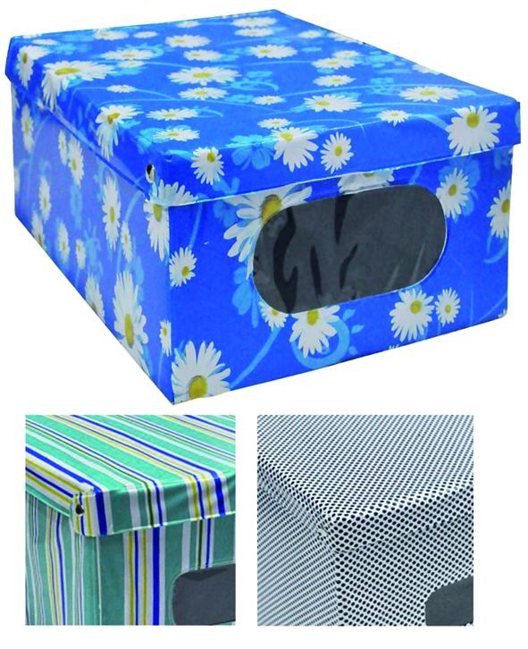 Scatole Guardaroba Vigor Pvc Colori Fantasia 40X50X25H