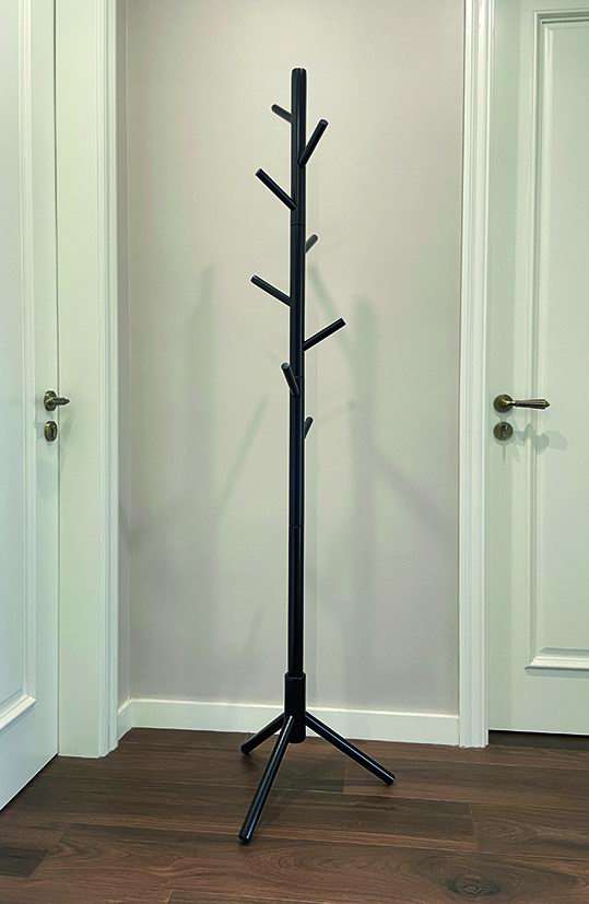 Appendiabiti Legno Edgar Nero 175 Cm Vigor