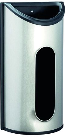 Portasacchetti Vigor Inox Da Parete H. 31 Cm