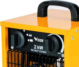 Generadores de Aire Caliente Vigor Wind-2 Monofásico-230V 2000 Vatios
