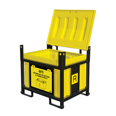 Contenitori per batterie esauste