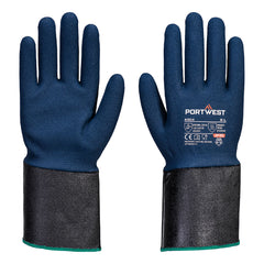 Guanto da lavoro Grip C13 in schiuma di nitrile con polsino esteso Portwest A304