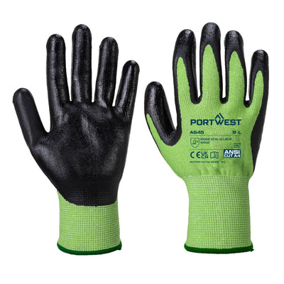 Guanto anti taglio Nitrile foam - Verde Portwest