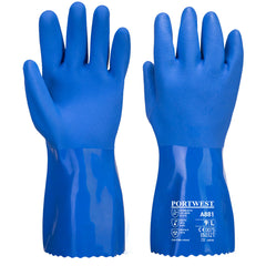 Guanto di protezione in PVC ultra-marine Portwest A881