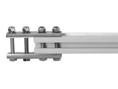 Giunto di collegamento orizzontale per linea vita Alurail AR UNION Irudek