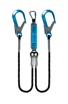 Fall-arrest lanyard with energy absorber ASTUN Y 180HSA (373) Irudek