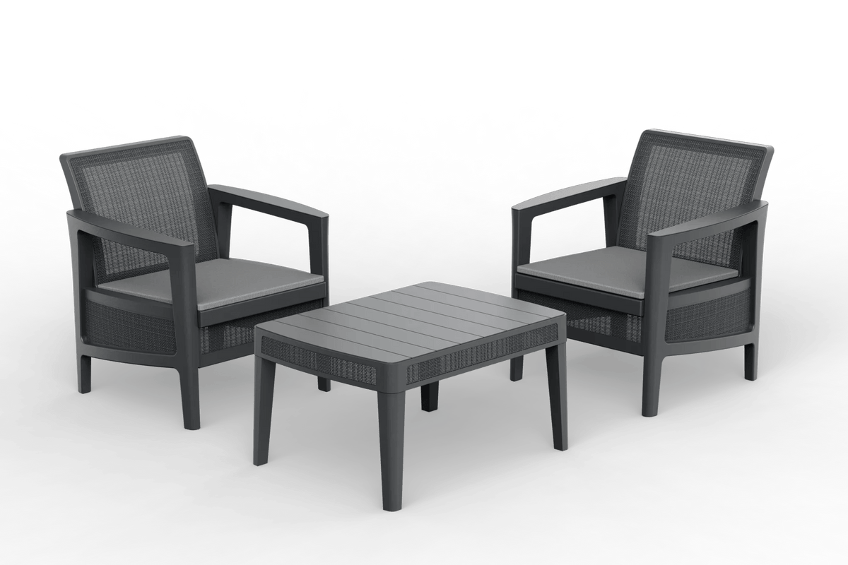 Atlas Linea Balcony Set - Graphite Keter