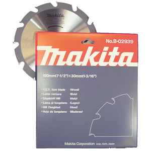 B-02939 Lama al tungsteno 190x30mm, 12T Makita