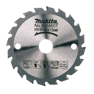 B-14607 Lama Standard T.C.T., 85x15mm, 20T Makita