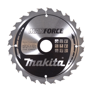 B-32247 Lamamakforce T.C.T., 190x30mm, 24T Makita