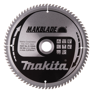 B-32845 Lama T.C.T., 260x30mm, 80T Makita