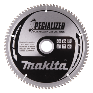 B-33277 Lama Specialized T.C.T., 235x30mm, 80T Makita
