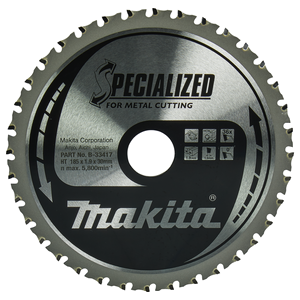 B-33417 Lama per sega circolare Specialized T.C.T, 185 x 30 mm, 36 T