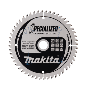 B-33831 Lama Specialized T.C.T., 165x20mm, 52T Makita