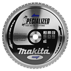 B-34132 Lama circolare T.C.T. Specialized 305 x 25 mm, 60 T Makita