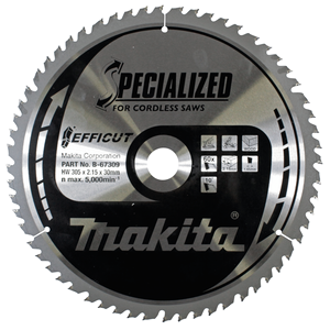 B-67309 Lama Efficut T.C.T., 305x30mm, 60T Makita