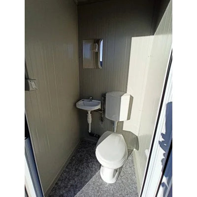 Modulo Sanitario S1 Nuovo con WC e Lavabo Garico Box