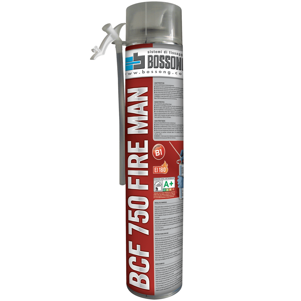 Schiuma Poliuretanica BCF 750 FIRE MAN Bossong
