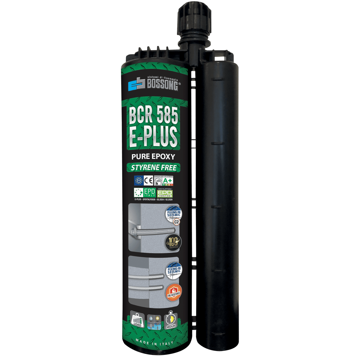 Ancorante Chimico Epossidico BCR E-PLUS 585 Bossong