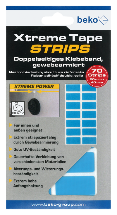 Nastro biadesivo Xtreme Tape STRIPS