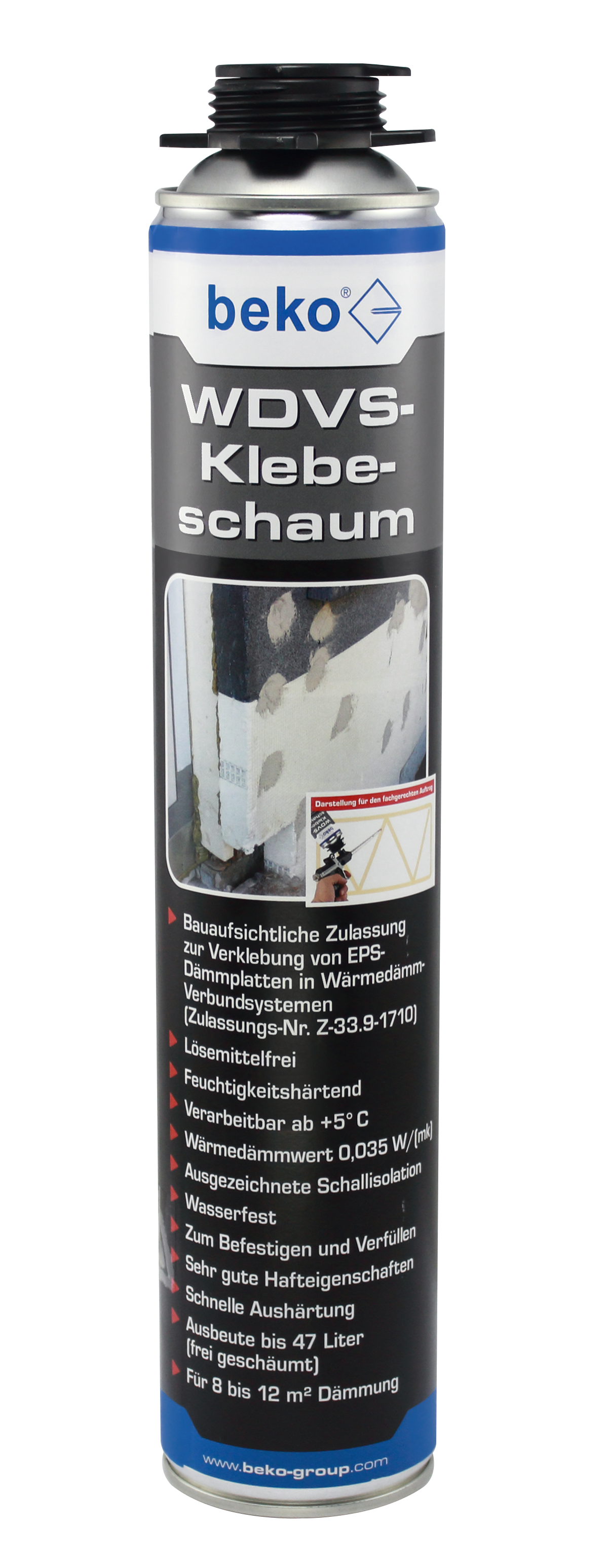 Schiuma WDVS-colla per sistemi d'isolamento per pistola - immagine 1
