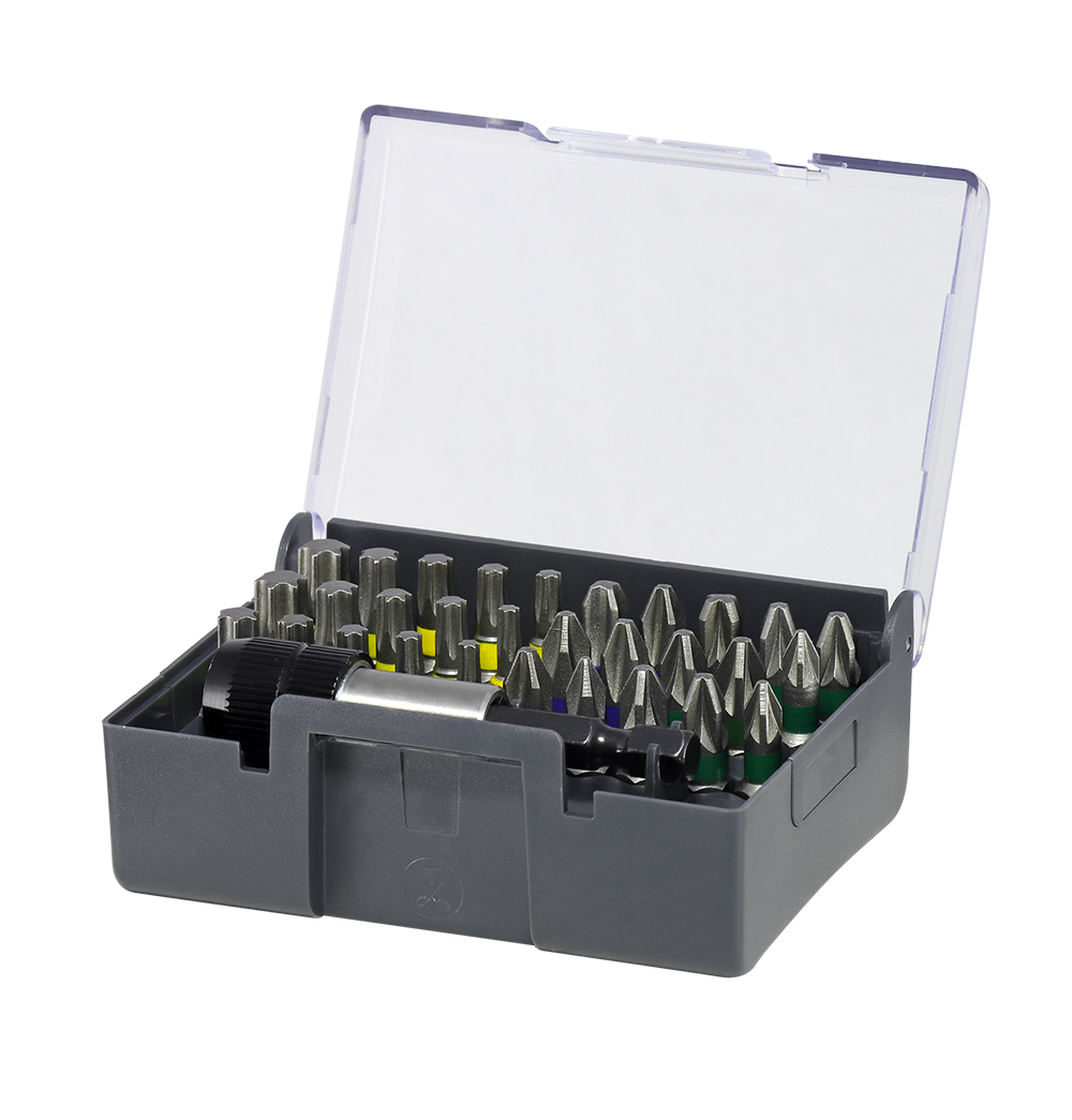 Bit set 1/4" da 25mm e portainserto magnetico - immagine 1
