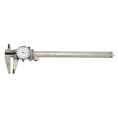 Calibro inox con quadrante Fervi