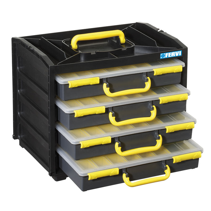 Cassettiera CON 4 Valigette Porta Minuteria