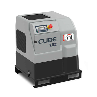 CUBE 7.5-10 Compressore a vite compatto, a trasmissione diretta. - Fini Compressori