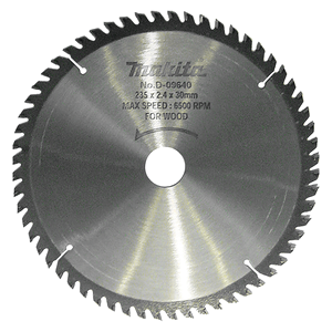 D-09640 Lama Standard T.C.T., 235x30mm, 60T Makita