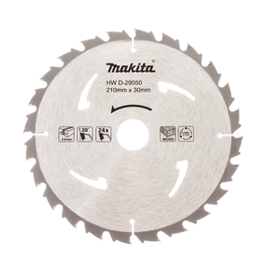 D-29050 Lama circolare T.C.T, 210 x 30 mm, 24 T Makita