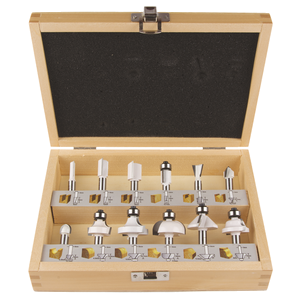D-53556 Set frese da legno 12 pezzi (codolo 8mm) Makita