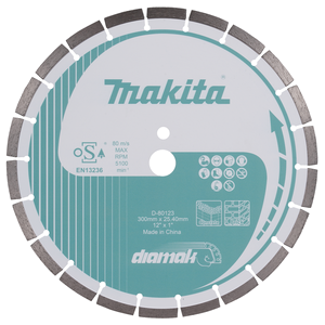D-80123 Disco diamantato segmentato Diamak (dry) multi-materiale