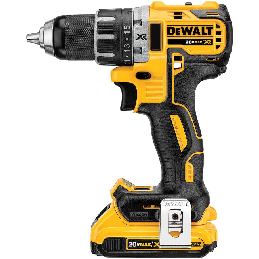 Taladro Atornillador XR Litio 18V 2.0Ah SIN ESCOBILLAS DCD791D2-QW DeWalt