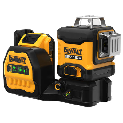 Tracciatore Laser 3x360° Raggio Verde 18/12V XR 1x2Ah DeWalt
