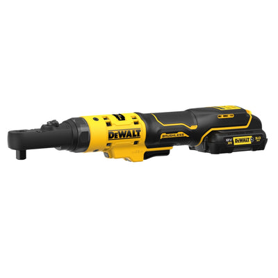 Cricchetto attacco quadro Maschio 1/4" + 3/8" e Femmina esagonale 1/4", motore brushless, testa sigillata, attacco maschio quadro DeWalt