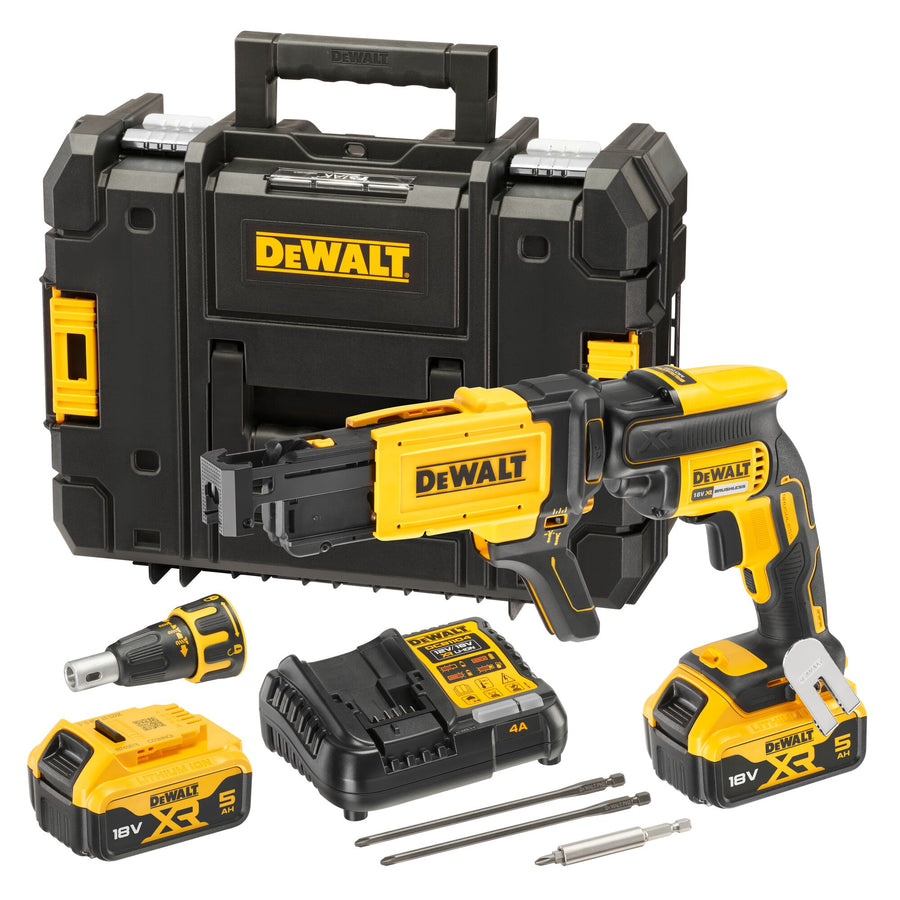 Avvitatore cartongesso 18V XR brushless con meccanismo caricamento DeWalt