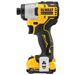 Avvitatore a impulsi compatto a batteria attacco 1/4" XR 12V 2 x 2.0Ah DeWalt