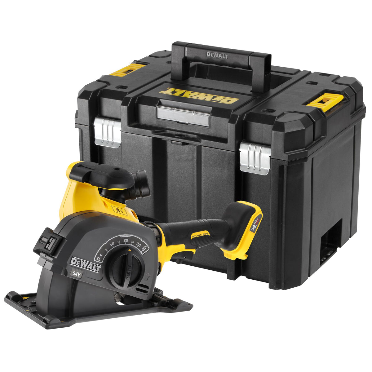 Scanalatrice XR FlexVolt 54V (In valigetta senza batterie e DeWalt