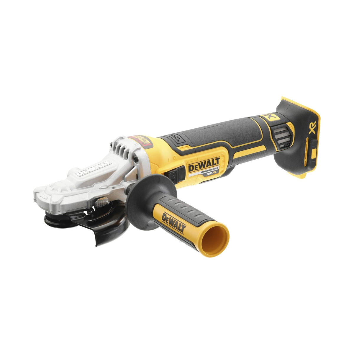 Smerigliatrice Angolare a testa piatta 125mm XR 18V (In valigetta DeWalt
