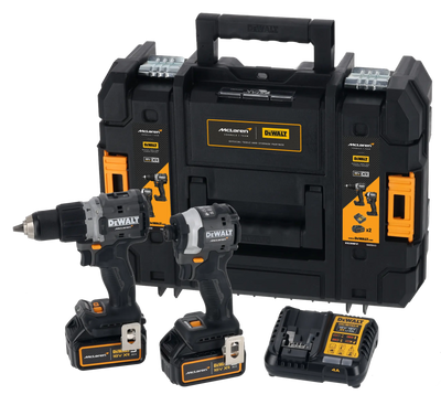 Kit trapano 2 vel 90Nm XR 18V + Avvitatore impulsi 206Nm XR 18V 5Ah DeWalt