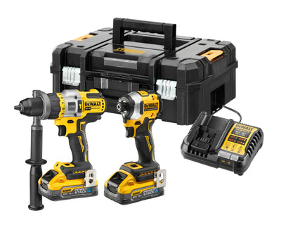 Kit Trapano DCD999 + Avvitatore Impulsi DCF850 2x Powerstack 5Ah DeWalt DCK2052H2T-QW