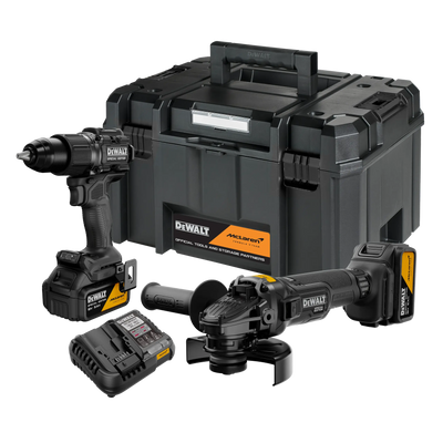Kit 18V Trapano con percussione + Smerigliatrice angolare - McLaren Special Edition DCK2223MP2T-QW DeWalt
