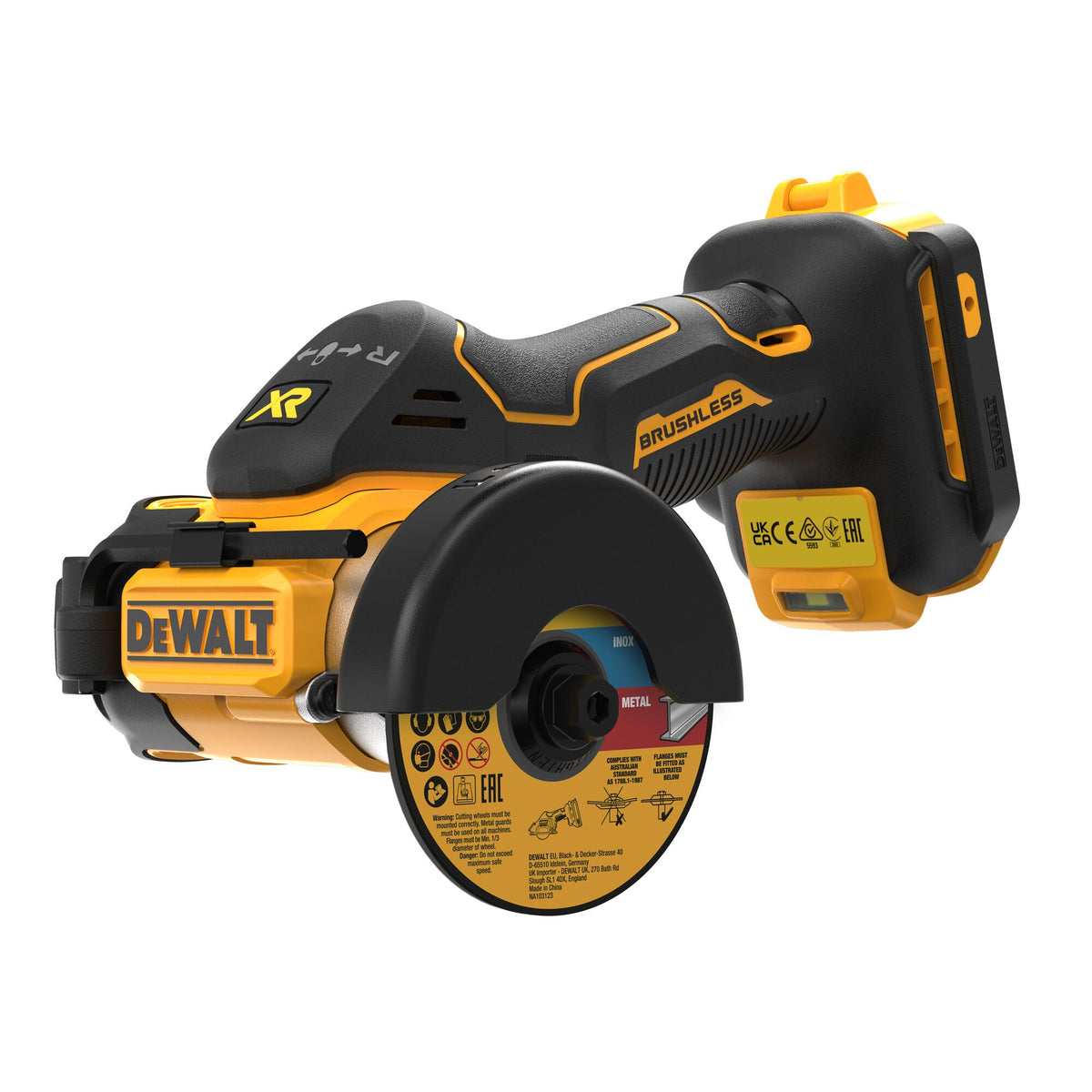 Minitroncatrice 76mm 18V XR Solo corpo macchina DeWalt DCS438N-XJ