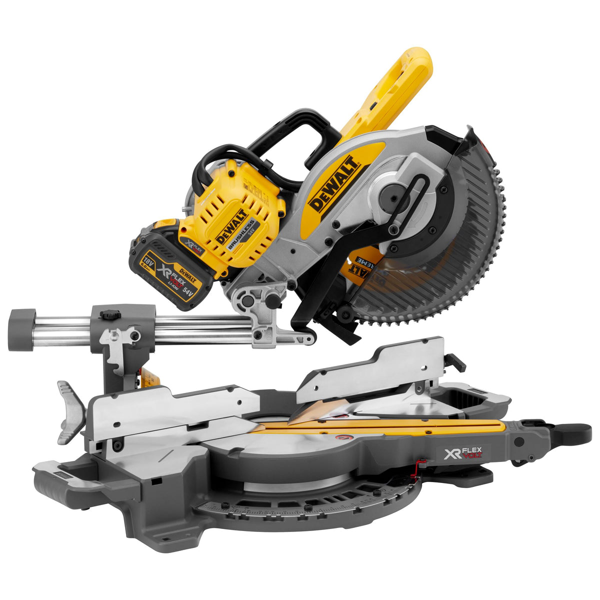 Troncatrice radiale 54V XR FlexVolt DeWalt DCS727T2-QW
