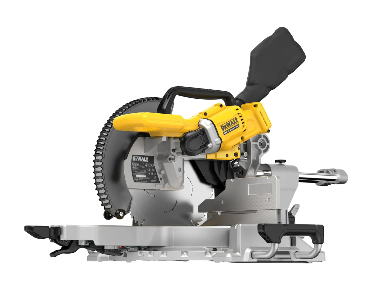 Troncatrice radiale 305 mm doppia inclinazione 18V XR FLEXVOLT + Sistema tracciatura XPS - solo corpo macchina DCS782N-XJ DeWalt