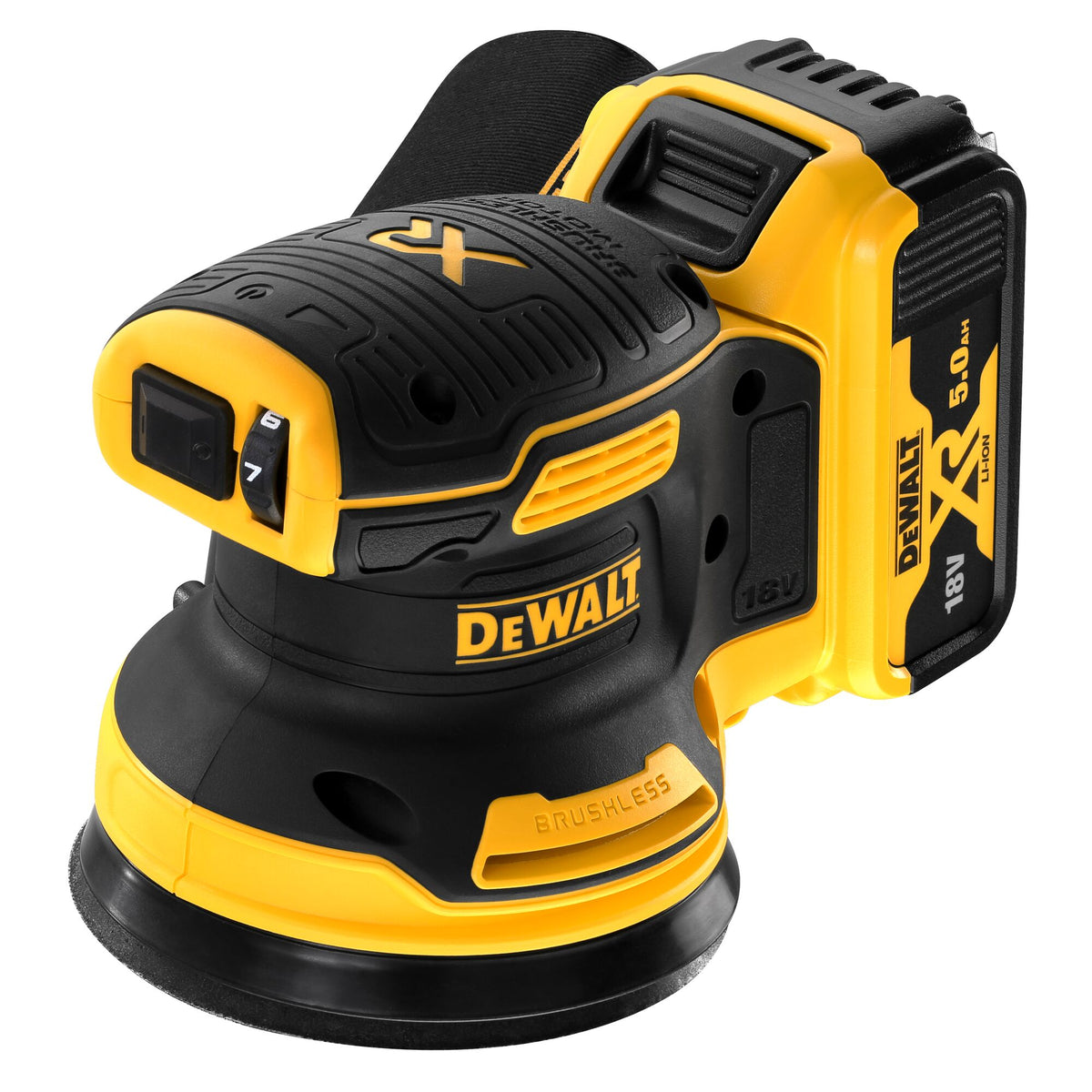 Levigatrice Roto-Orbitale 125mm XR 18V 2 x 5.0Ah DeWalt DCW210P2-QW