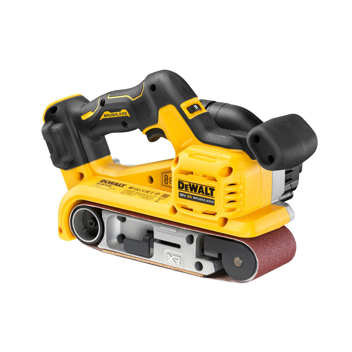 Levigatrice a nastro 75x533mm 18V motore brushless, motore brushless DeWalt